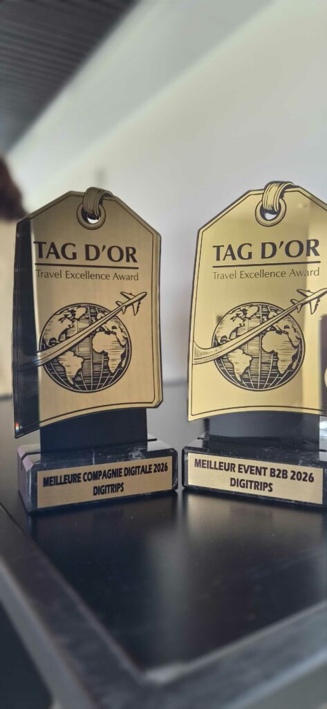 DIGITRIPS Pro Belux Tag d'Or 2026 Meilleur événement B2B et DIGITRIPS TAG d'Or Meilleure entreprise digitale 2026