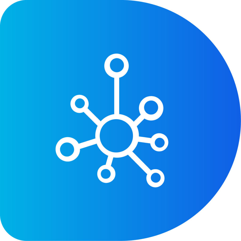 Icon Connexion Fond Bleu Digitrips Tech