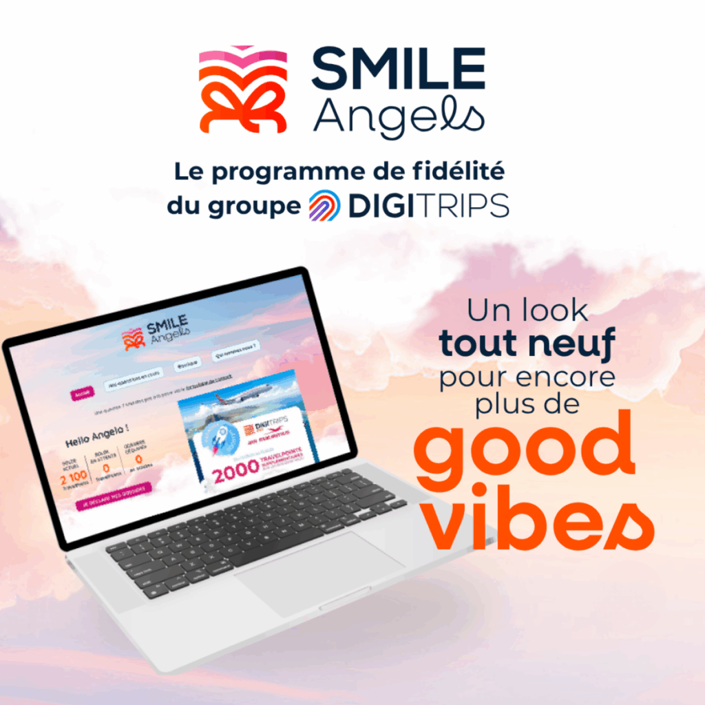 Smile Angels loyalty program for travel agents from DIGITRIPS Pro